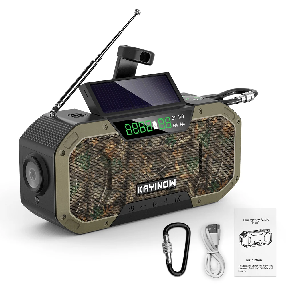 Hand Crank Solar Emergency Radio Charger 4