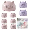 Plastic Cartoon Cat Soap Dish with Cover Soap Box Holder Case Cute Bathroom Storage Cleaning Bathroom Suppy Accessories 1