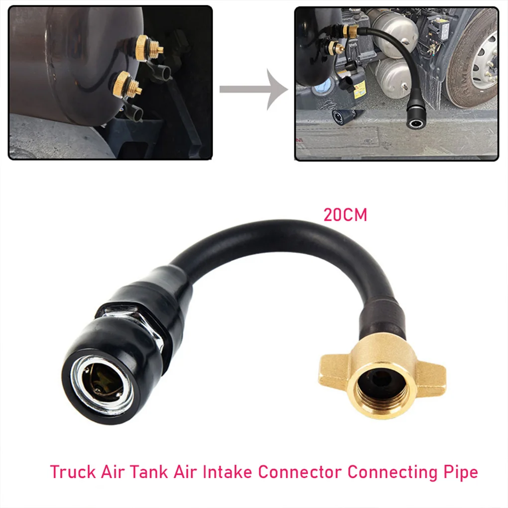 

Air-Intake Valve Connector Wear-resistant Connecting Pipe Truck Air Pipe Professional Dust Blowing Hose Trailer