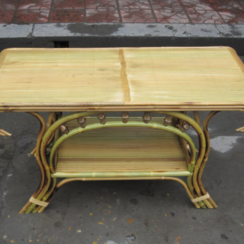 

Уникальная бамбуковая мебель на заказ, бамбуковый журнальный столик, античный бамбуковый журнальный столик, простой современный диван, чайный столик, новый продукт