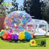 8.2Ft  Inflatable Bubble Balloon House Inflatable Tent Bubble House Clear Dome Balloon Garden Tent with Blower/Pump For Party 1