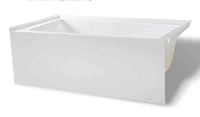 Acrylic Apartment Bathtub Elegantly Designed Whirlpool For Modern Living 2