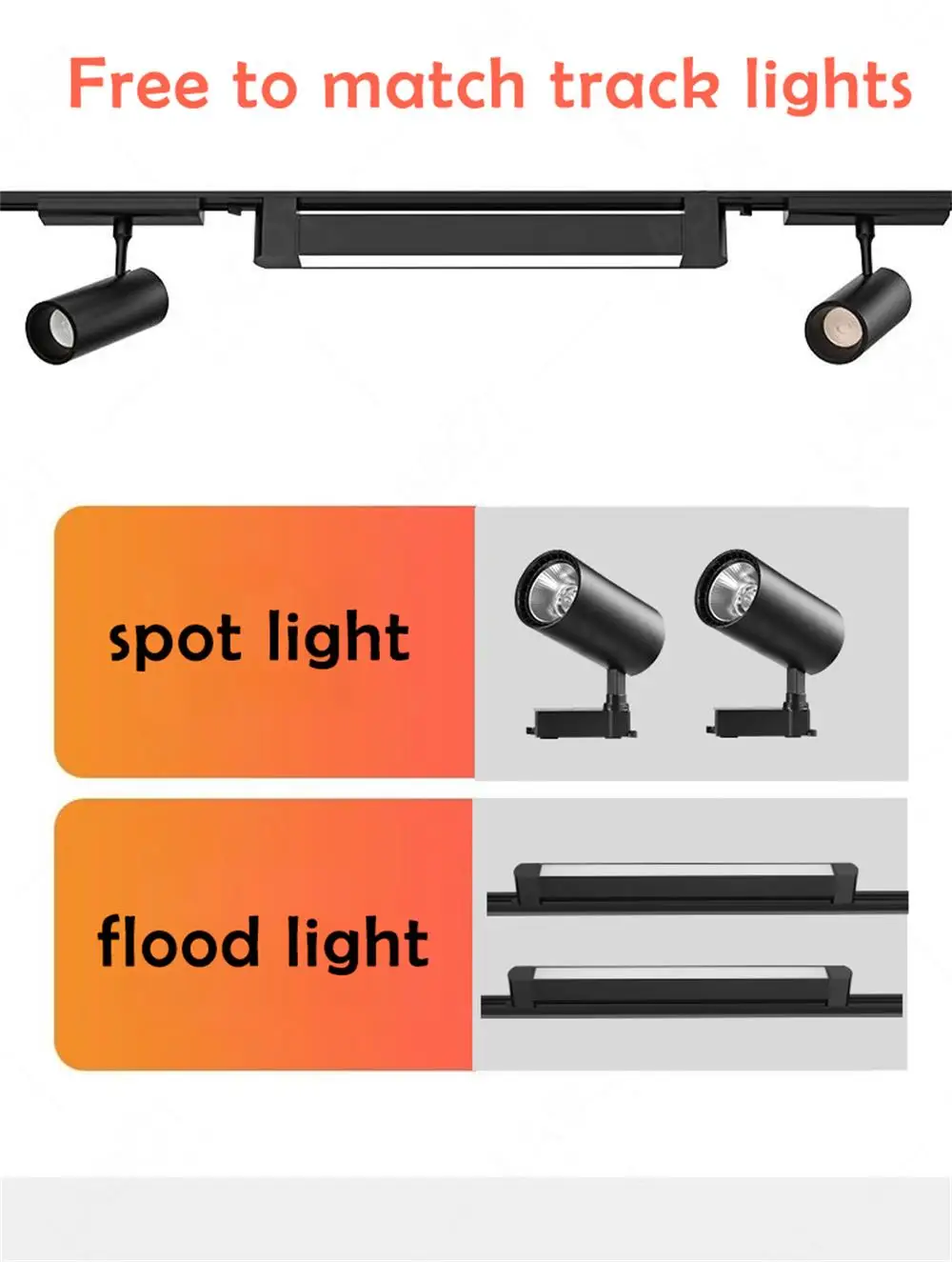 Description Picture 3 of itemSet Track Lamps led strip lights LED Spot Lighting Track Light Fixtures Ceiling Wall Living Room Tracks Spots Home Rail lighting