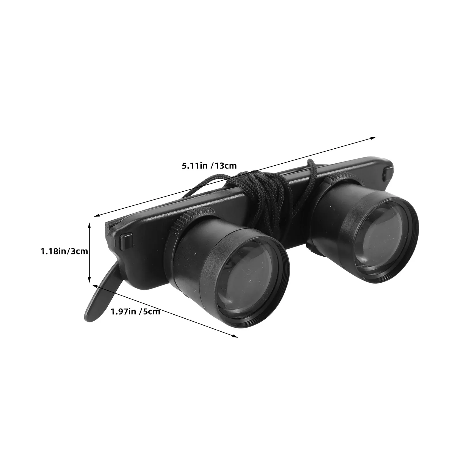 2Pcs 낚시 안경 3X 배율 헤드 장착형 핸즈프리 방수 야외 조류 관찰 하이킹 캠핑