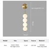Modern LED Glass Wall Sconce Single Head Gourd Wall Lamps Living Room Sofa Backdrop Bedside Bedroom Ambient Furniture Decorative 6