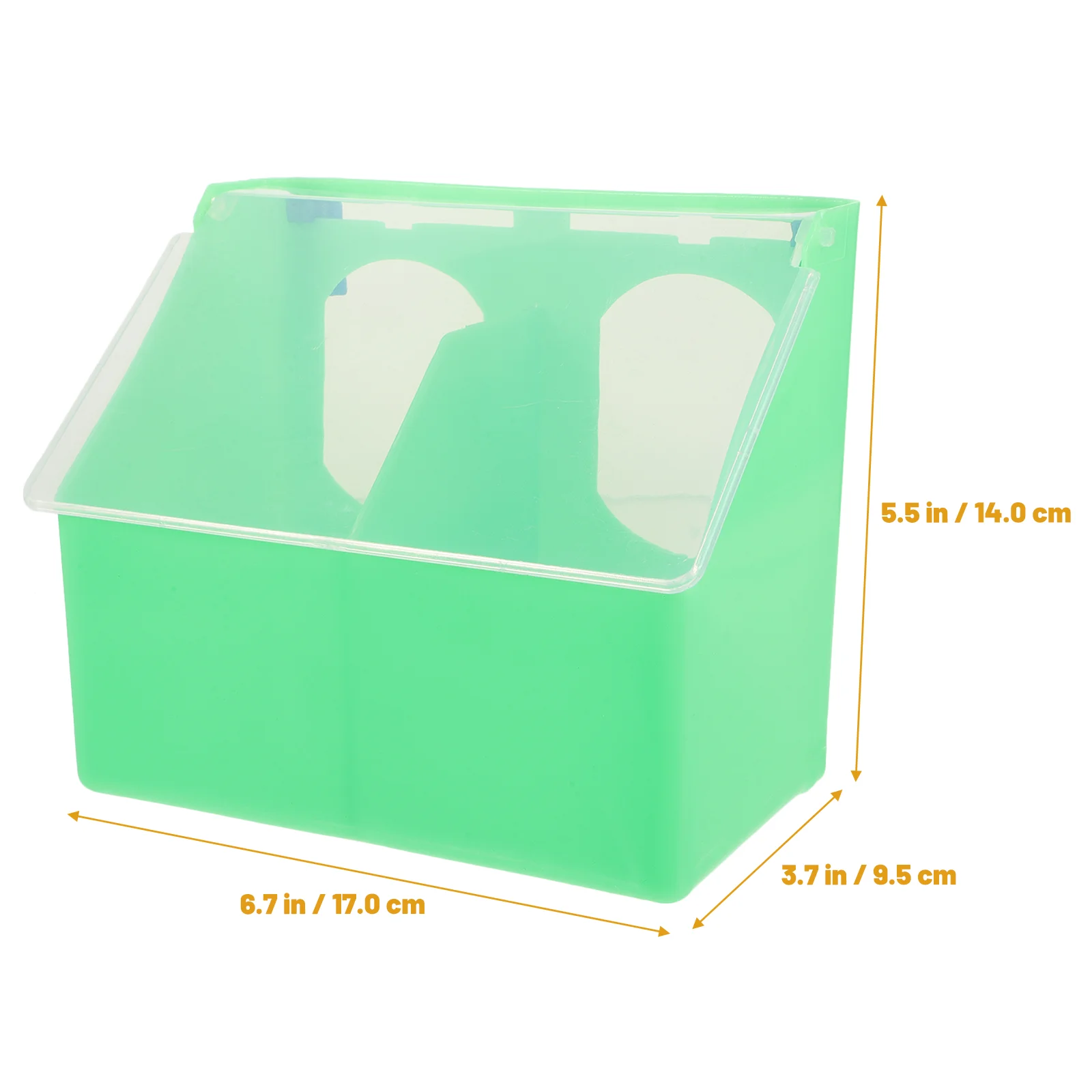 Hanging Chicken Feeder Pigeon Box Food Containers with Lids Parrot Cage Accessories