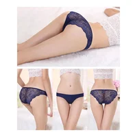 Femmes Sexy dentelle culottes sans couture coton respirant slips filles Transparent caleçon grande taille marque sous-vêtements 1 pièce 2