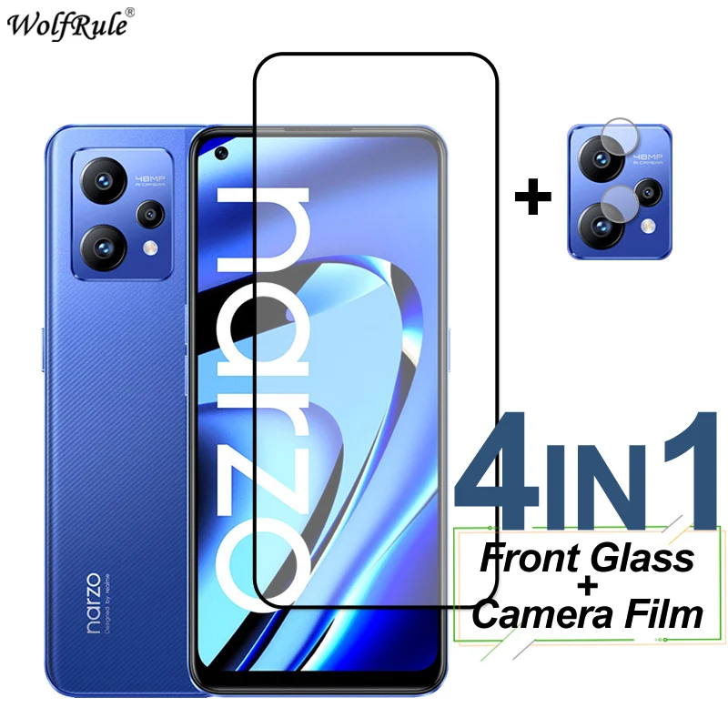 

Full Cover Tempered Glass For Realme Narzo 50 Pro Screen Protector Protective Phone Camera Film Narzo 50 50i Prime 50A 30A 30