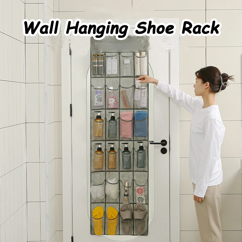 24-Pocket Over the Door Shoe Organizer