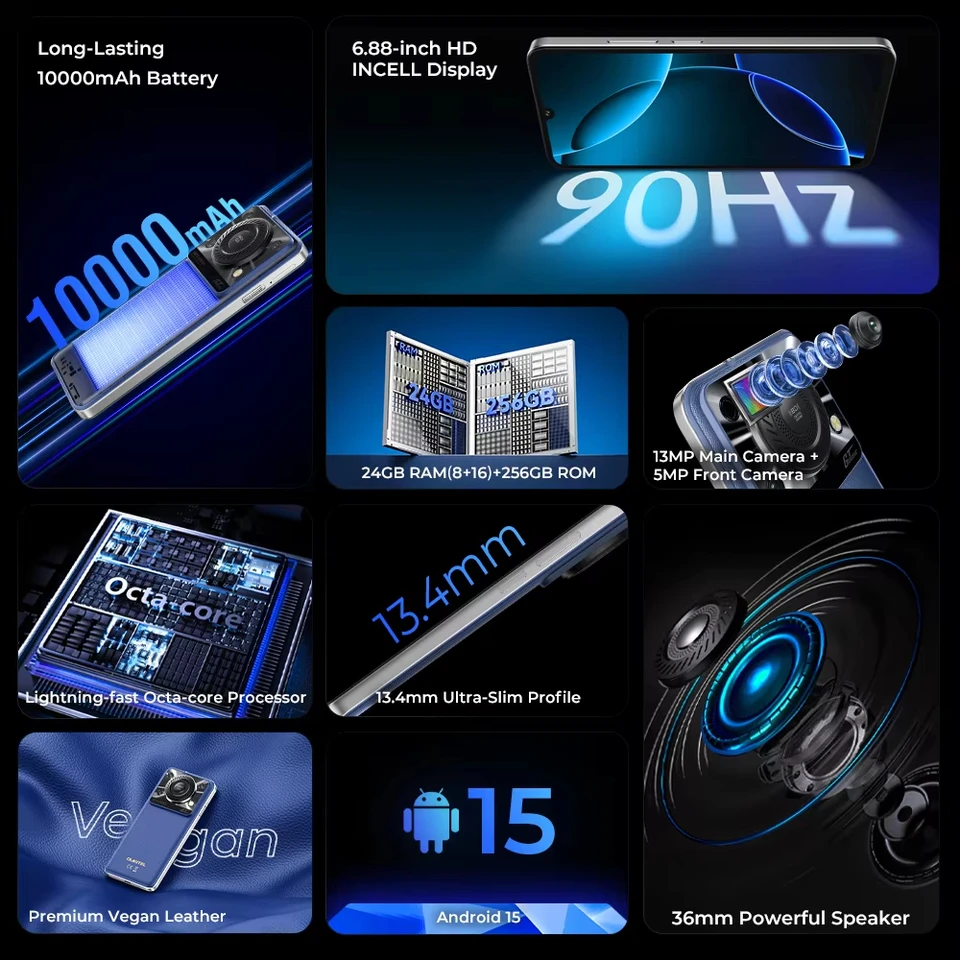 2025 NEW Oukitel C60 PRO Smartphone 6.88