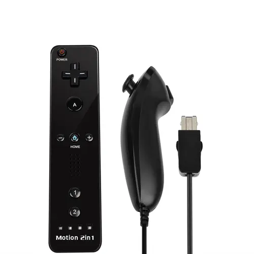 2 in 1 For Nintendo Wii Controller Set Optional Motion Plus Joystick Wireless Remote Gamepad with Silicone Case Video Game - Image 29