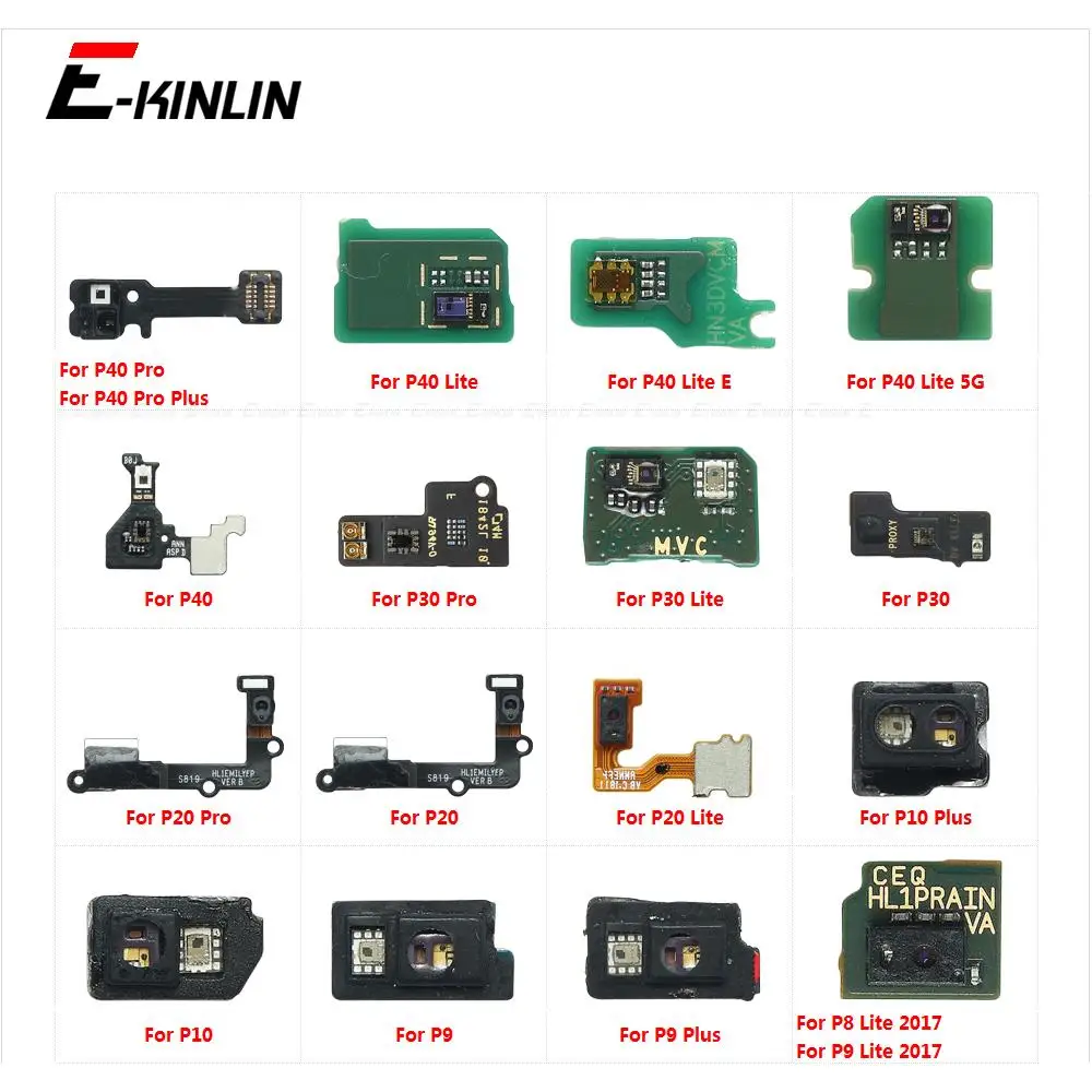 Light Proximity Ambient Sensor Flex CableFor Huawei P8 P9 P10 P20 P30 P40 Lite E Pro Plus Distance Sensing Parts