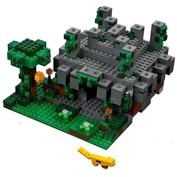 Blocs de construction du Temple de la Jungle, briques mon monde, jouets créatifs pour enfants, 10623 