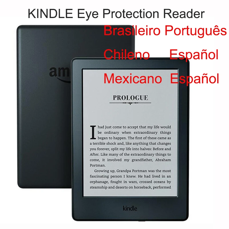 Official Original Real Photography Without Backlight 6 inch Ink E-ink Touch Screen Kindle 8th Kindle 6 th E-Book Reader