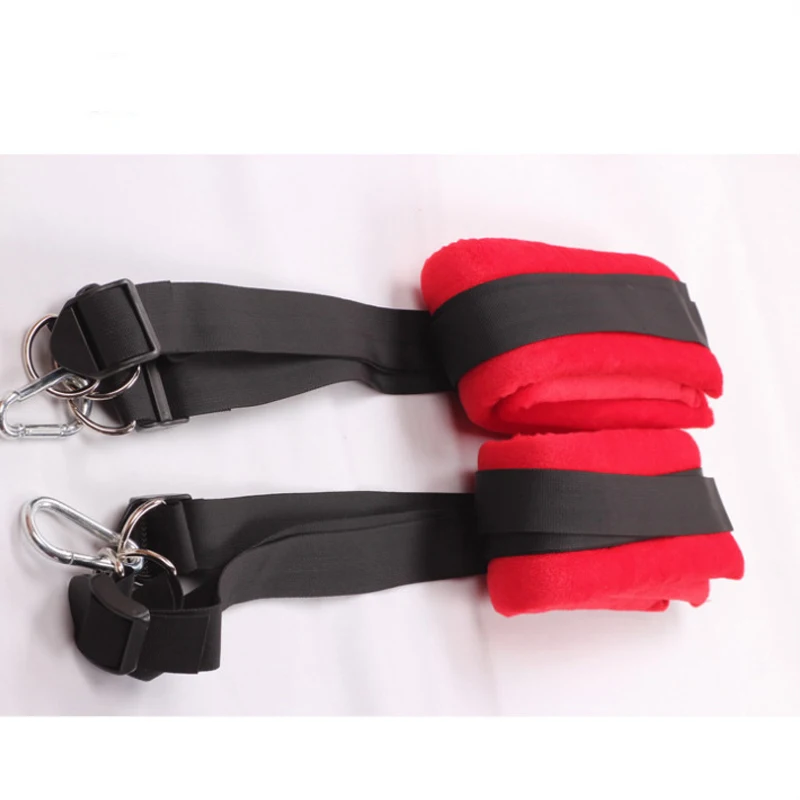 HESEKS Sex nylon swing BDSM Ankle Cuff Slave Soft Sex Furniture Fetish Bandage Swing Erotic Toys furniture sex shop 18