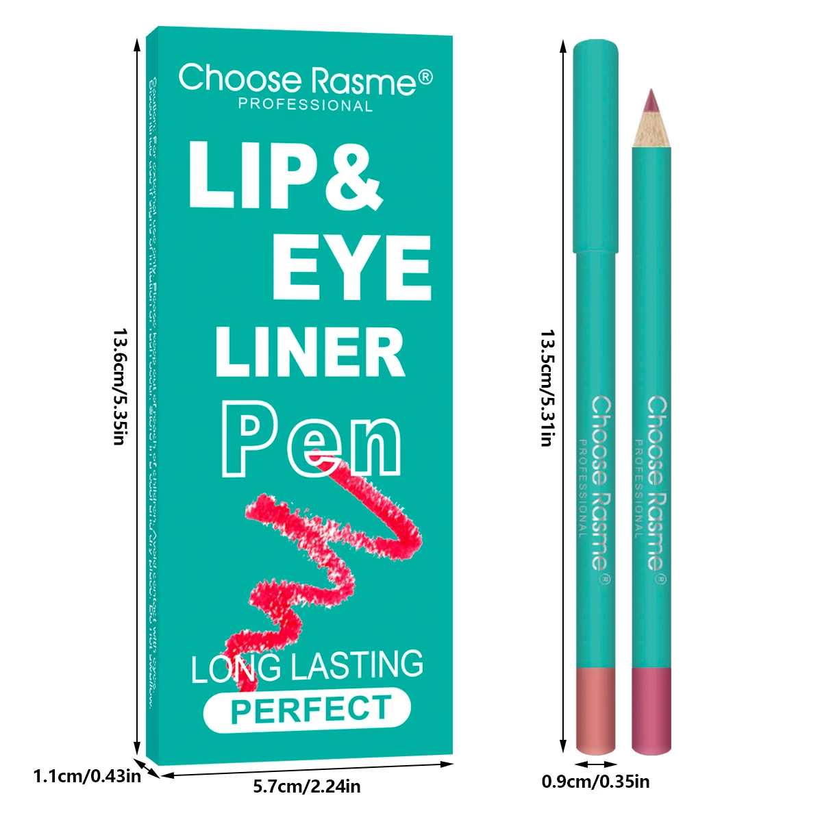 6 pcs Lip Liner Pencil Set Matte Nude Contour Lipliner Pencil Lipstick Waterproof Long Lasting Lipstick Pen Lip Tint Cosmetics 6