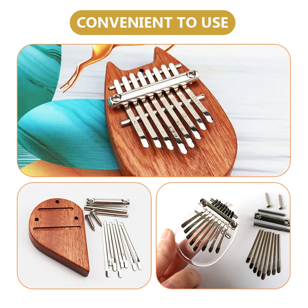 2 Sets Portable Thumb Piano Mini Kalimba For Lightweight Finger Piano Diy Musical Instruments Toy Beginner Melody
