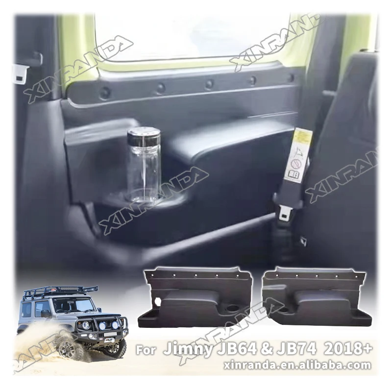 For Jimny Accessories 2023 Rear Armrest Box for Suzuki Jimny JB74 JB64 2019 2020 2021 2022 Second Row Armrest Box Organizer