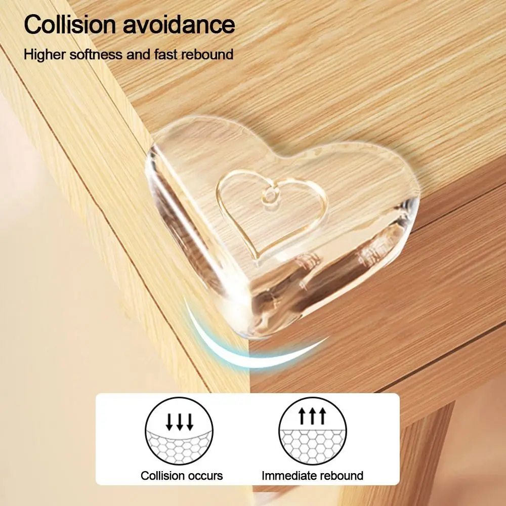 Transparent Corner Guards New PVC Soft Edge Protection Anticollision Table Desk Corner Guard Baby