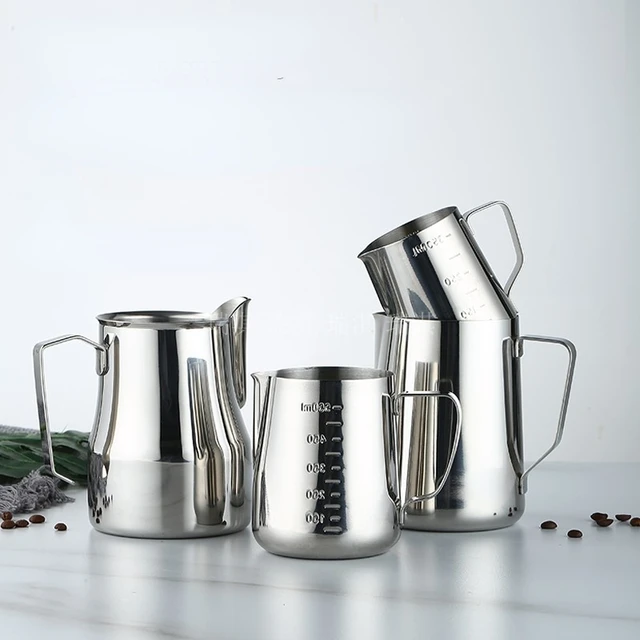 Coffee Latte Milk Frothing Jug Milk Frother Pitcher