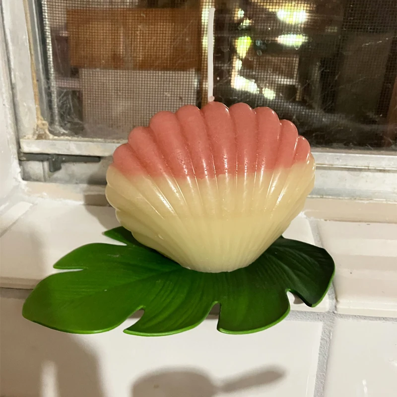 DIY Candle Silicone Mould Handmade 3D Ocean Shell Shape Aromatherapy Candle Making Supplies Mould Craft Gypsum Resin Mould