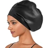 Silicone Extra Large Swimming Cap for Long Hair Braid Waterproof Women Men Ladies African Over Size Huge 1