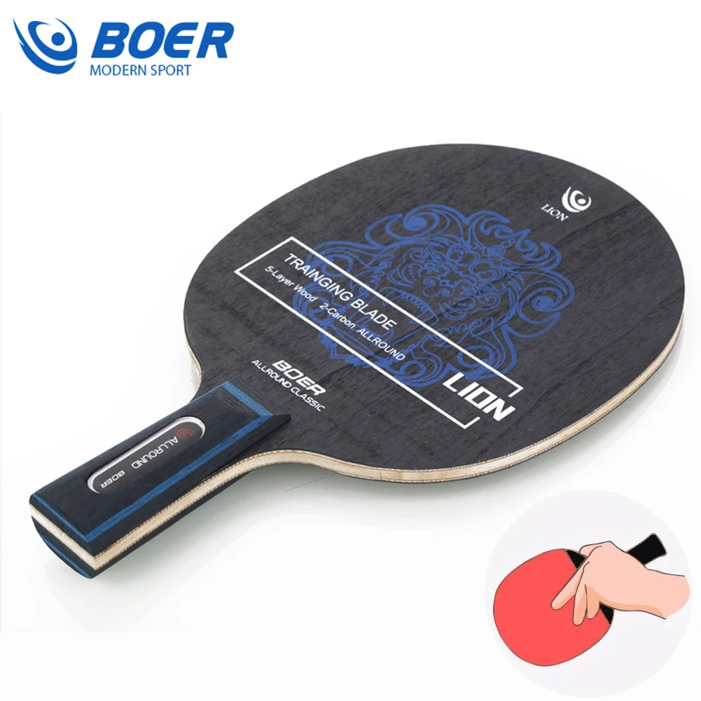 Professional 7 Ply Table Tennis Racket Blade Ping Pong Bat Paddle Accessories 