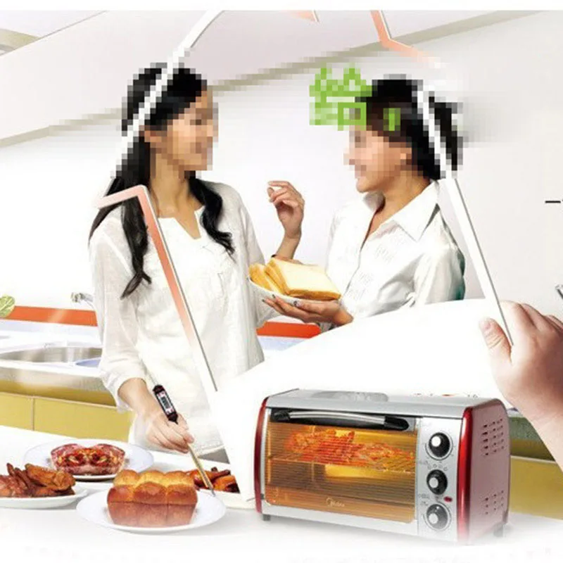 Digital LCD Meat Thermometer Cooking Food Kitchen BBQ Probe Water Milk Oil Liquid Oven test