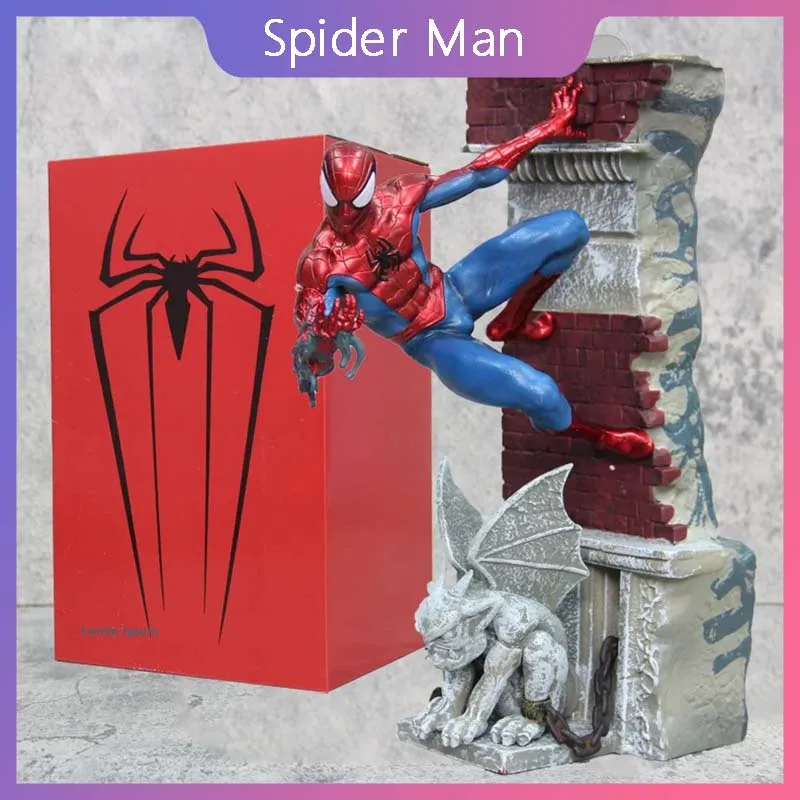 

Spider Man Dxg 28cm Action Figure Anime Cartoon Pvc Model Toys Collection Home Room Desk Decoration X-Mas Birthday Gifts Kids