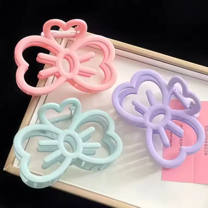New Candy Color Cat Bow Hair Clip Plastic Claw Clip Fashion Crab Hair Clip For Girls Sweet Hair Claw Women Hair Accessories - Image 7