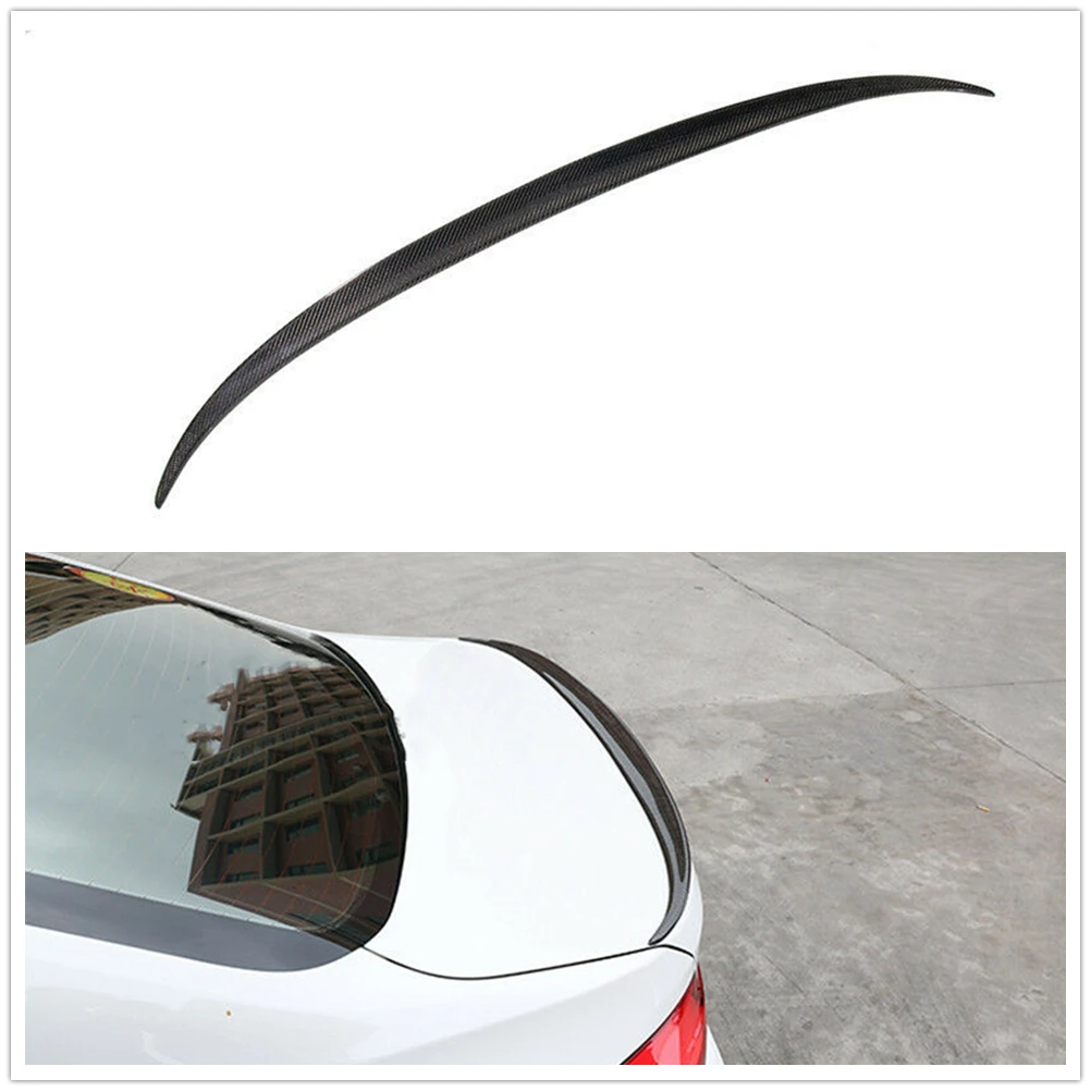 

Carbon Fiber Rear Spoiler Wing Trunk Flap Lip Decklid Trim For BMW 3 Series F30 4-Door Sedan & M Series F80 M3 4 Door M3 Style