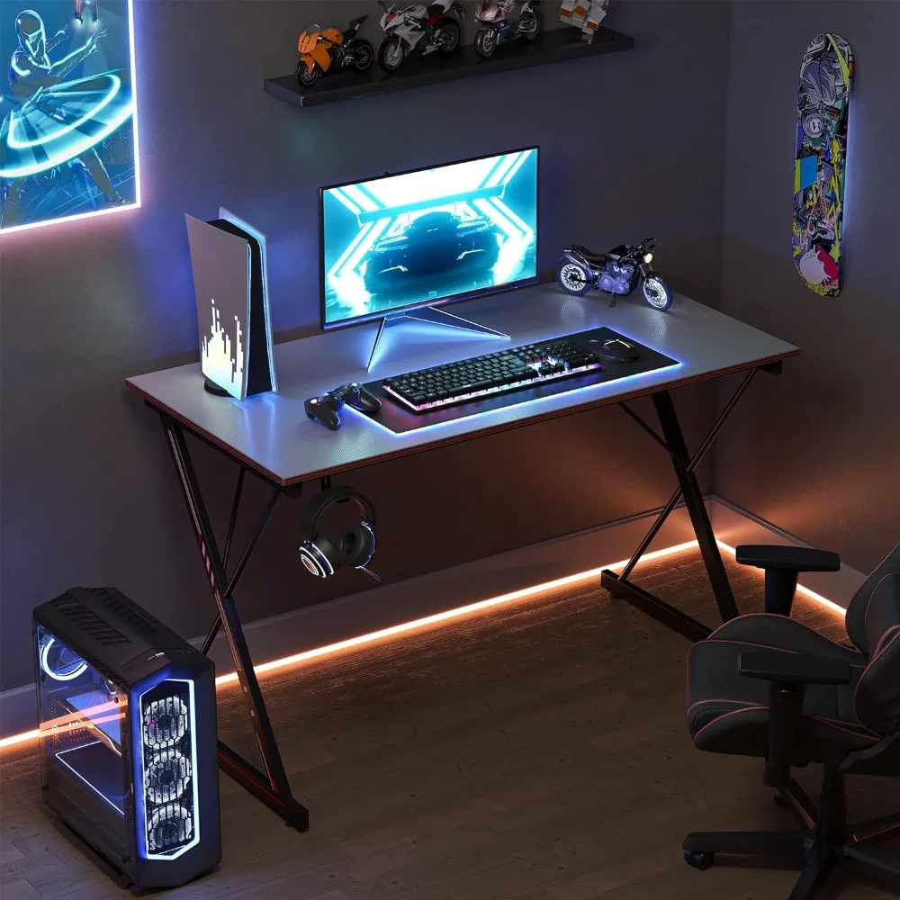 Gaming Desk 32 Inch PC Computer Desk Home Office Desk Table Gamer