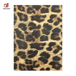 Leopard Print Faux Leather Fabric for Crafts and DIY Projects (Leopard C 20x30cm)