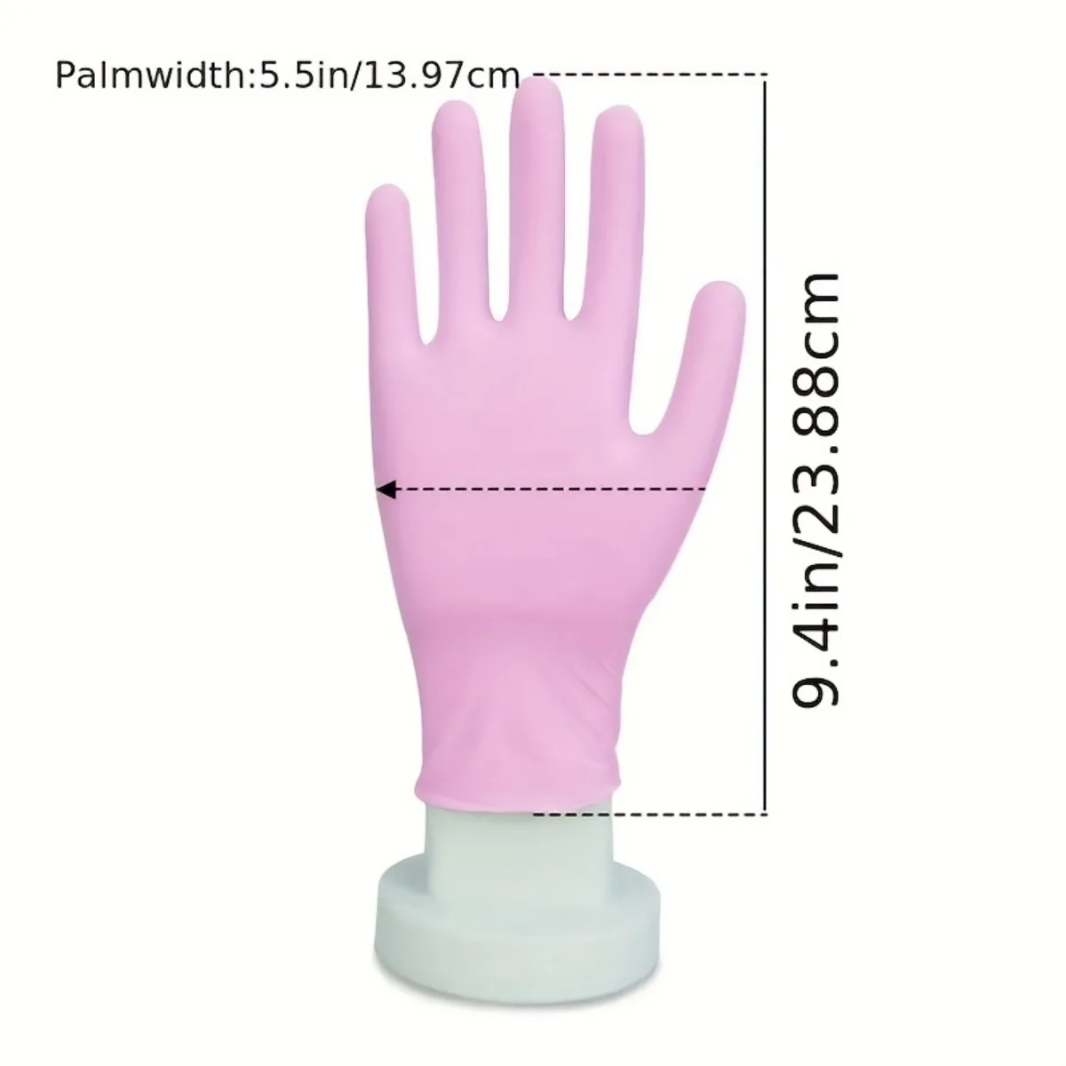 100PCS Disposable Nitrile Gloves for Kitchen Multi-purpose Gloves Powder Free Dishwashing Disposable Waterproof Nitrile