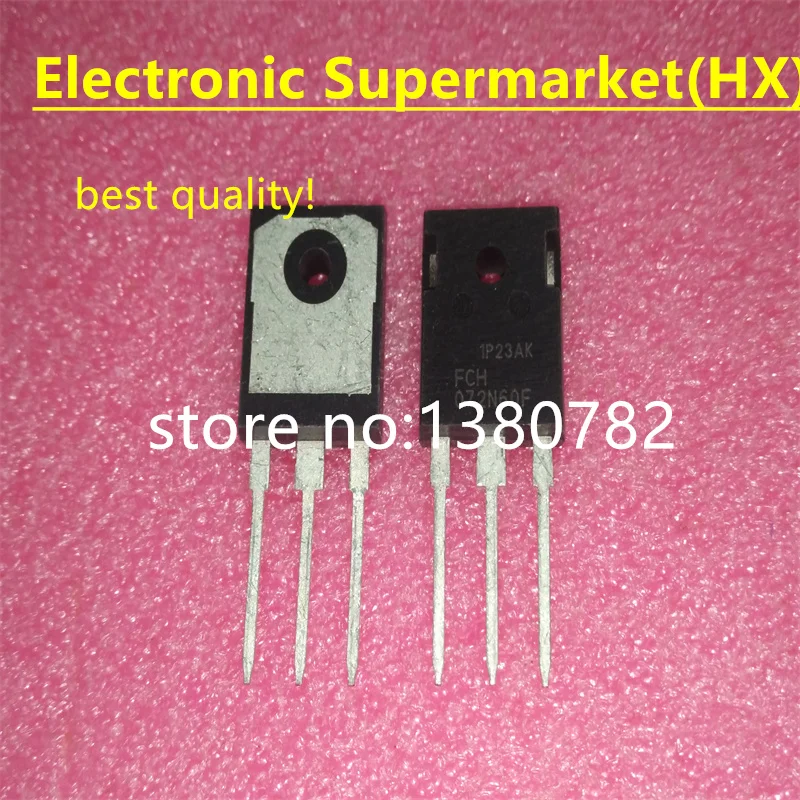 

Free Shipping 10pcs-50pcs FCH072N60F FCH072N60 072N60 TO-247 IC Best quality In Stcok!