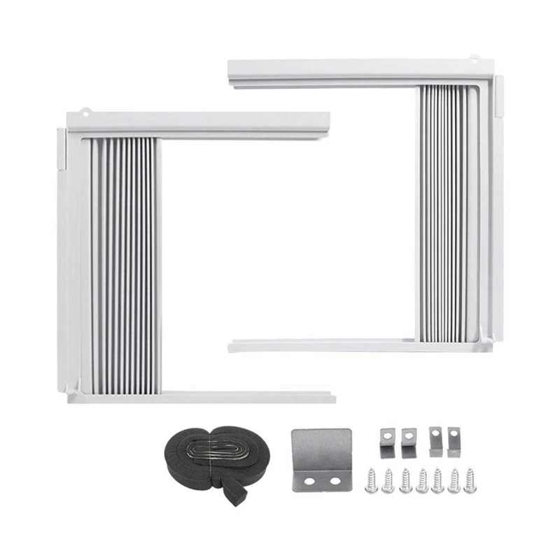 Window Air Conditioner Side Panels With Frame Adjustable Insulation AC Side Panel For BTU Window AC