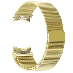 Sleek Metal Bracelet Watch Strap - 20mm Band, Gapless Design for Galaxy Watch5 40mm (Gold)