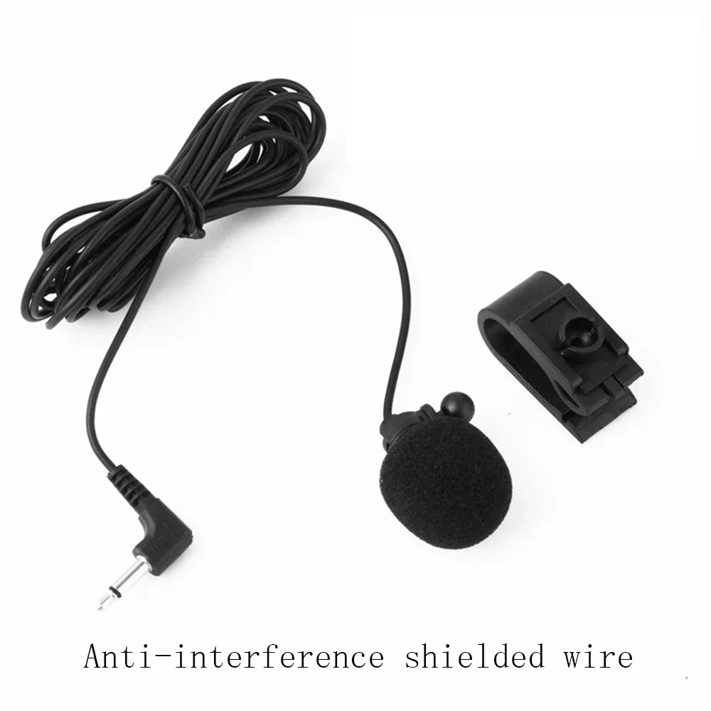 자동차 라디오 3.5mm 잭 마이크 스테레오 미니 유선 외부 마이크 자동 Dvd 라디오 3m 긴 미니 Microfono 자동차 마이크 마이크로