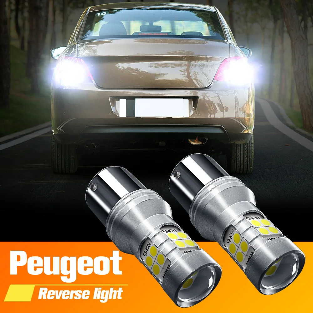 

2x LED Reverse Light Lamp P21W BA15S Canbus For Peugeot 1007 107 108 2008 301 607 806 807 Bipper Expert Partner Rifter Traveller