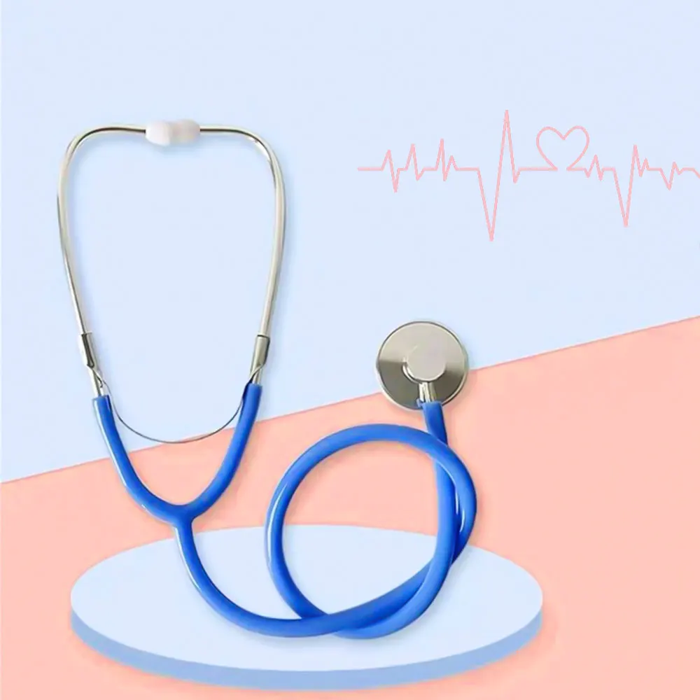 Portable Single Head Stethoscope Professional Cardiology Stethoscope Doctor Medical Equipment Student Vet Nurse Medical Device
