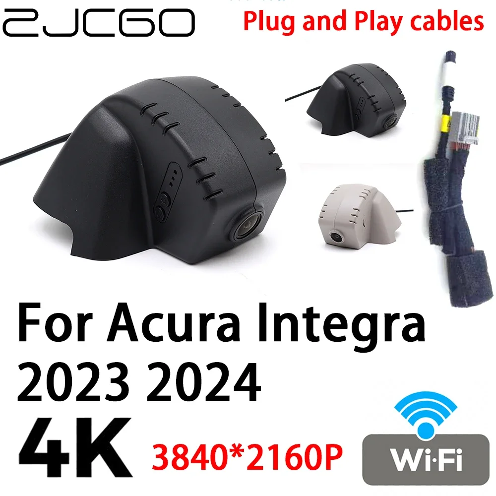 

ZJCGO 4K 2160P DVR Dash Cam Camera Video Recorder Plug and Play for Acura Integra 2023 2024