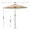 9FT Outdoor Patio Umbrella UV Protection For Garden Sturdy Structure All Weather Outdoor Umbrellas For Backyard Pool Holidays 3