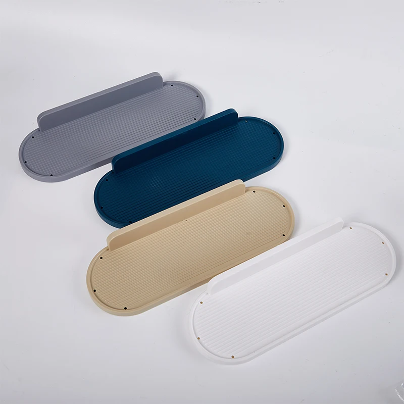 Description Picture 4 of itemShower Storage Holder Rack Organizer Shelf Shampoo Tray Stand Household Wall-mounted Shelf Bathroom Accessories