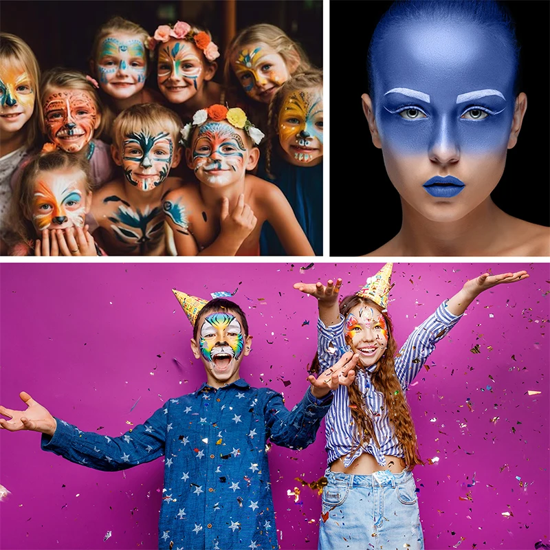Bowitzki 30g Professional Face Paint Body Paint Water Based Face painting Makeup Safe for Kids and Adults Single Color 5