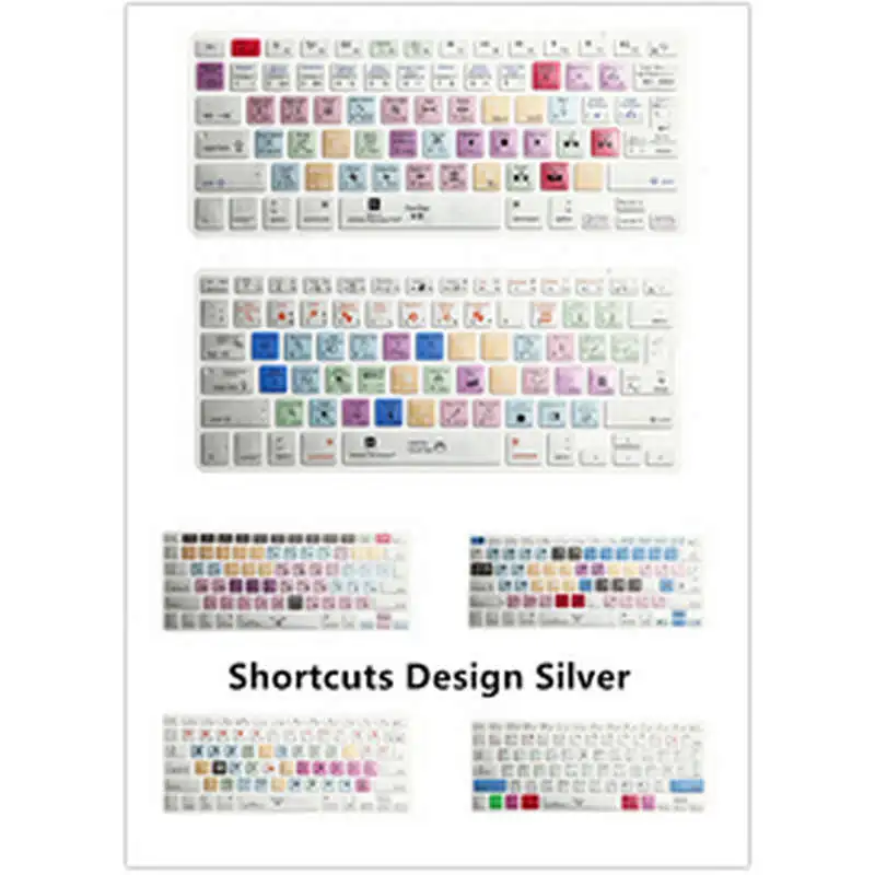 Cover Per Tastiera Con Scelta Rapida Ps Per A1278 Adobe Premiere Pro Final Cut Pro X Ai Per Iphone Imac,Macbook Pro Air 13 15 Muslimate