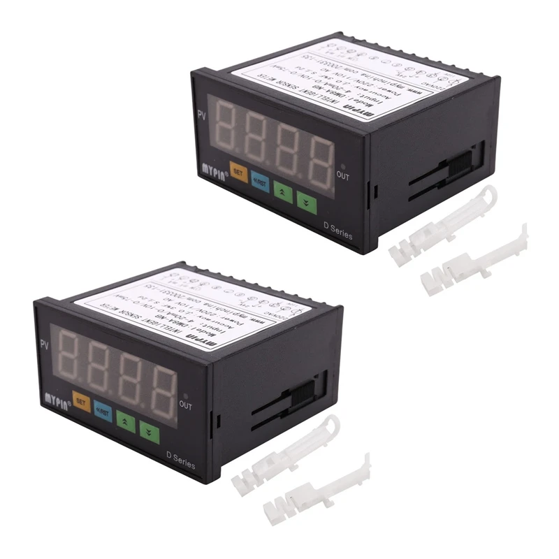 

Mypin 2X Digital Sensor Meter Multi-Functional Intelligent LED Display 0-75Mv/4-20Ma/0-10V Input