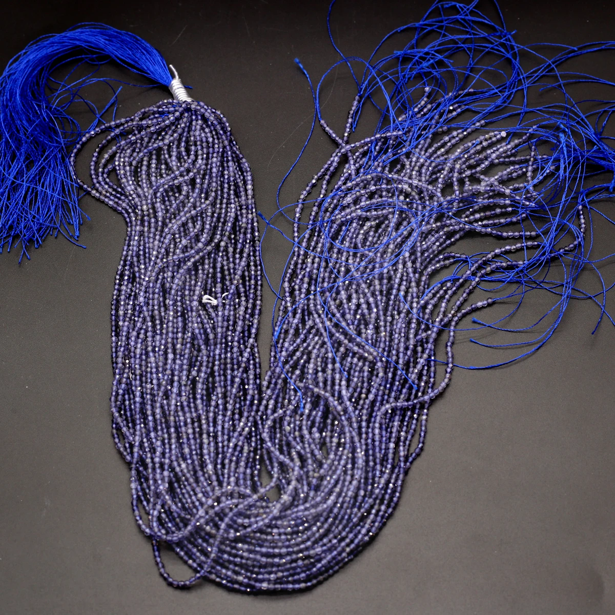 3A High-quality Natural Stone Amethysts Loose Spacing Beaded Jewelry Making DIY Necklaces Bracelet Earrings Accessories 2mm