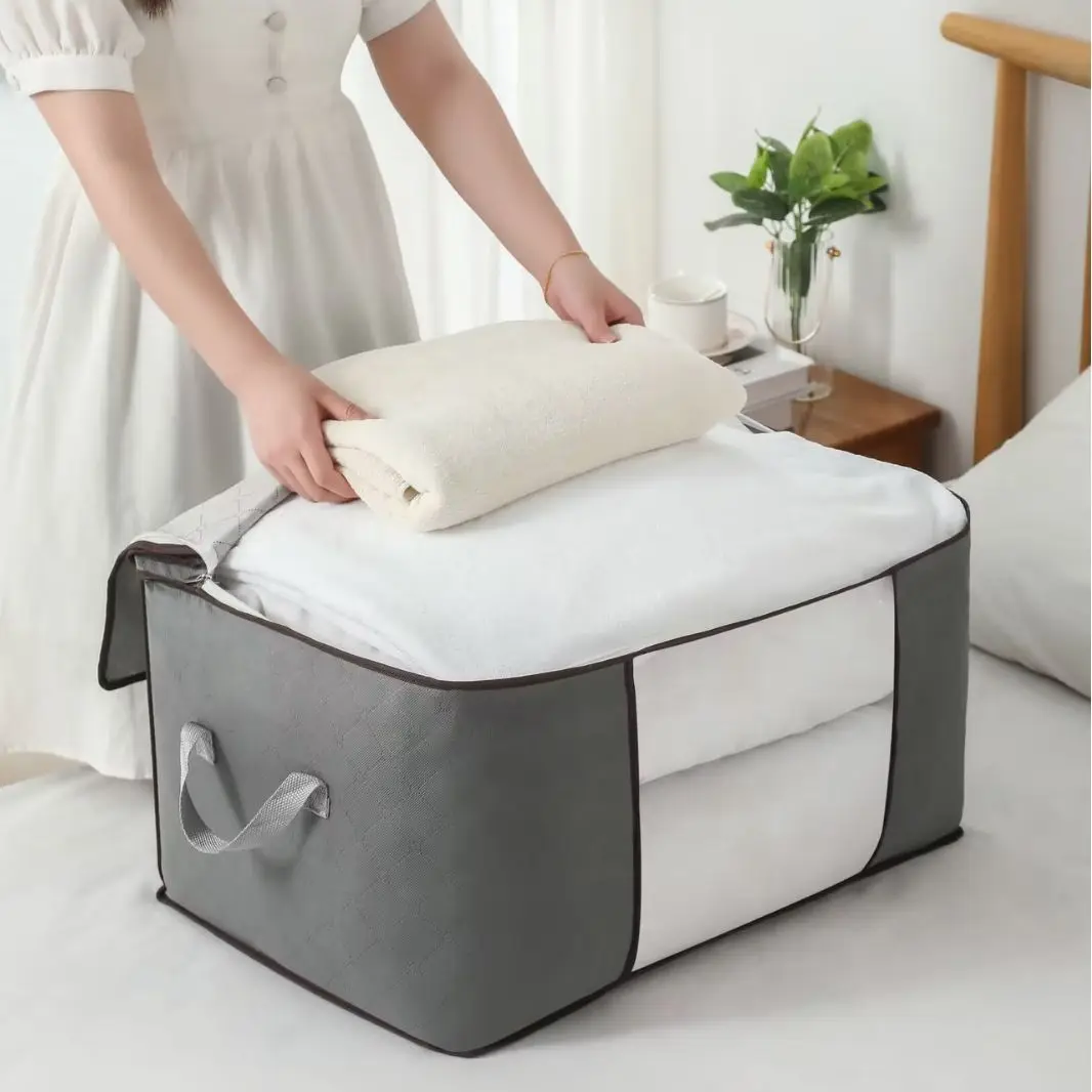 6pcs/set Clothes Storage Bags Upgraded Foldable Fabric Storage Bags Storage Containers For Organizing Bedroom 3