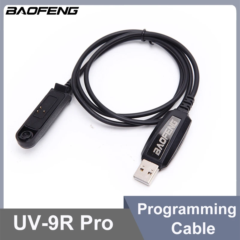 Baofeng UV-9R Pro USB Programming Cable BF-9700 BF-A58 UV-XR UV-5R WP GT-3WP UV-5S UV 9R Plus BF-A58 Walkie Talkies Accesssories