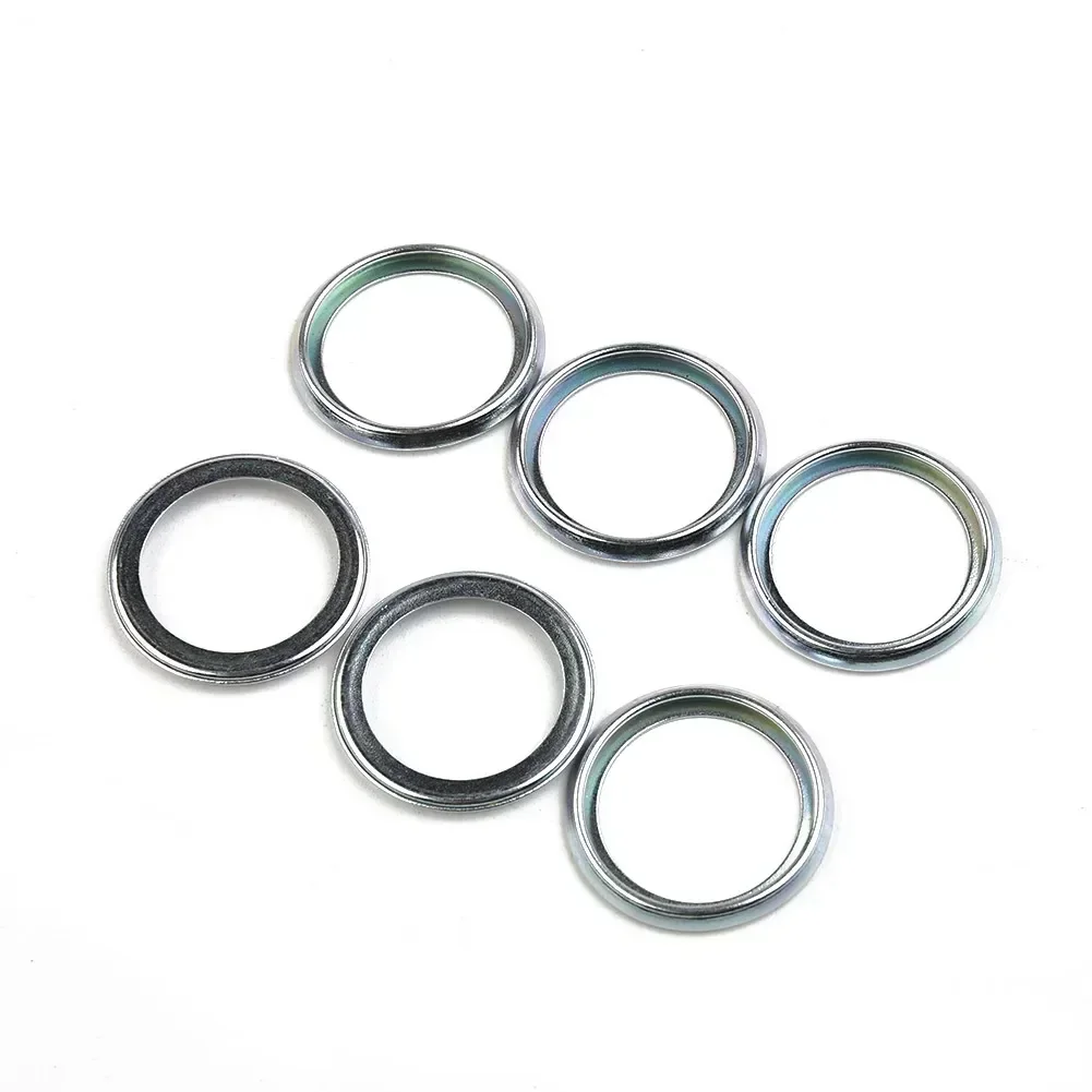 6pcs Oil Drain Plug Crush Washer Gasket Set 16mm 803916010# for Sub-aru-2011-Auto Replacement Aaccessories